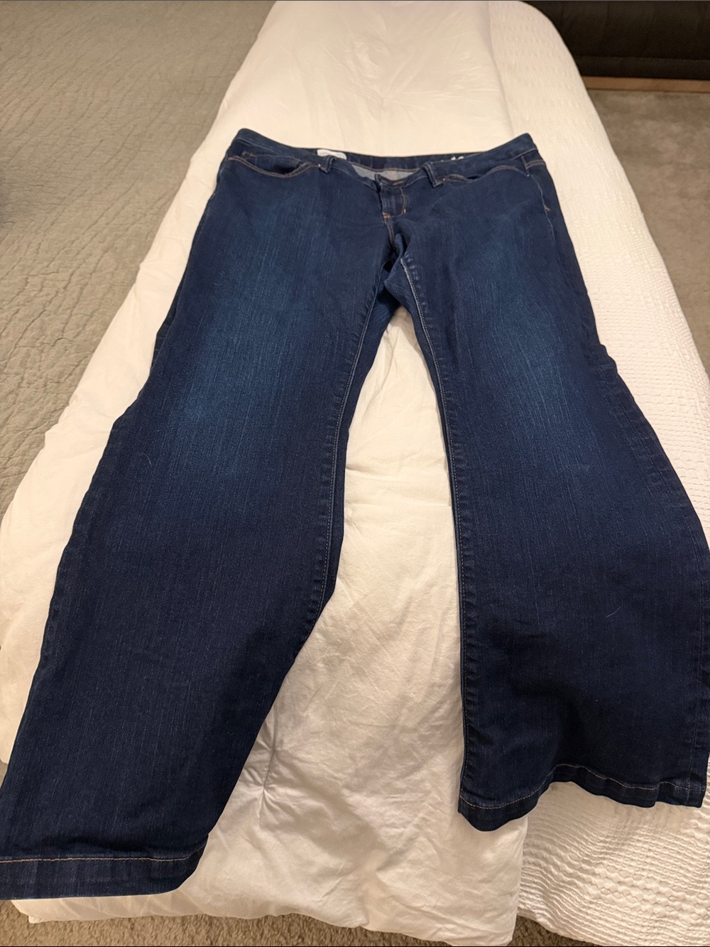 GAP Women's Dark Blue Wide-Leg Jeans